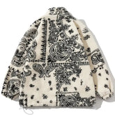 Bandana Vibe Fuzzy Jacket